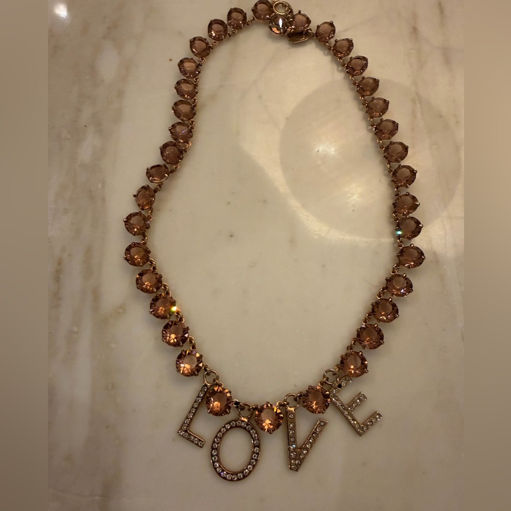 Elegant Gold Necklace with Brown Accents
